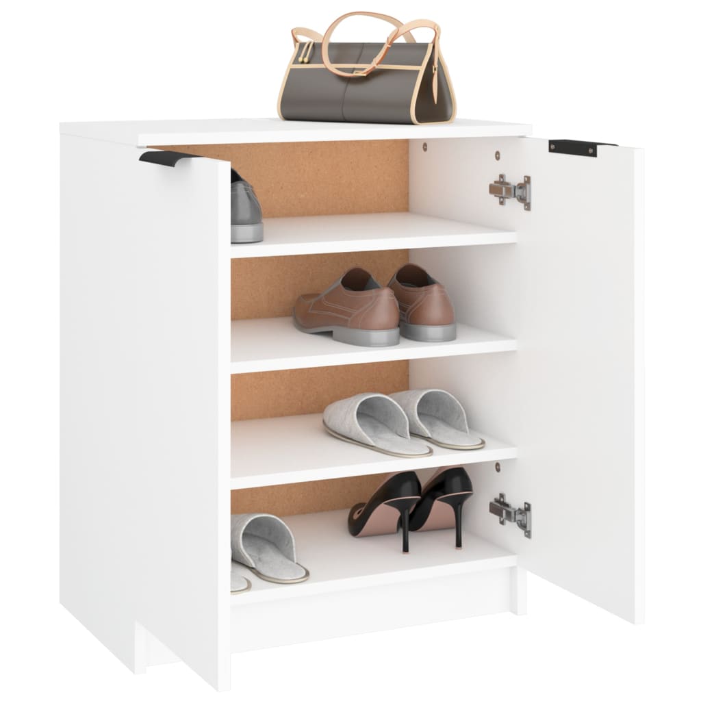Shoe Cabinet 59X35X70 Cm Engineered Wood