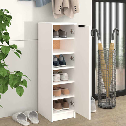 Shoe Cabinet 30X35X100 Cm Engineered Wood