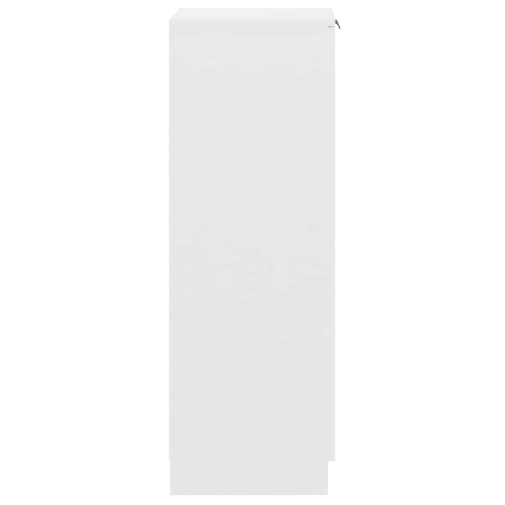 Shoe Cabinet 30X35X100 Cm Engineered Wood