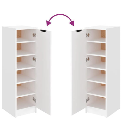 Shoe Cabinet 30X35X100 Cm Engineered Wood