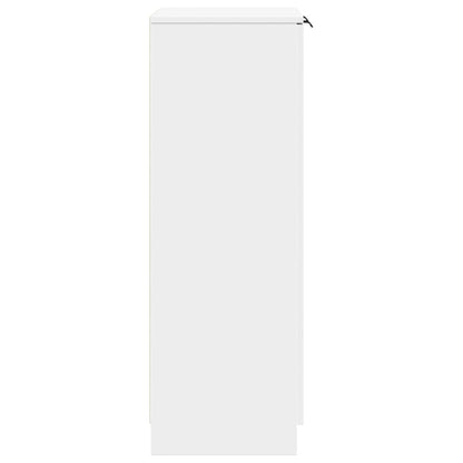Shoe Cabinet 59X35X100.5 Cm Engineered Wood