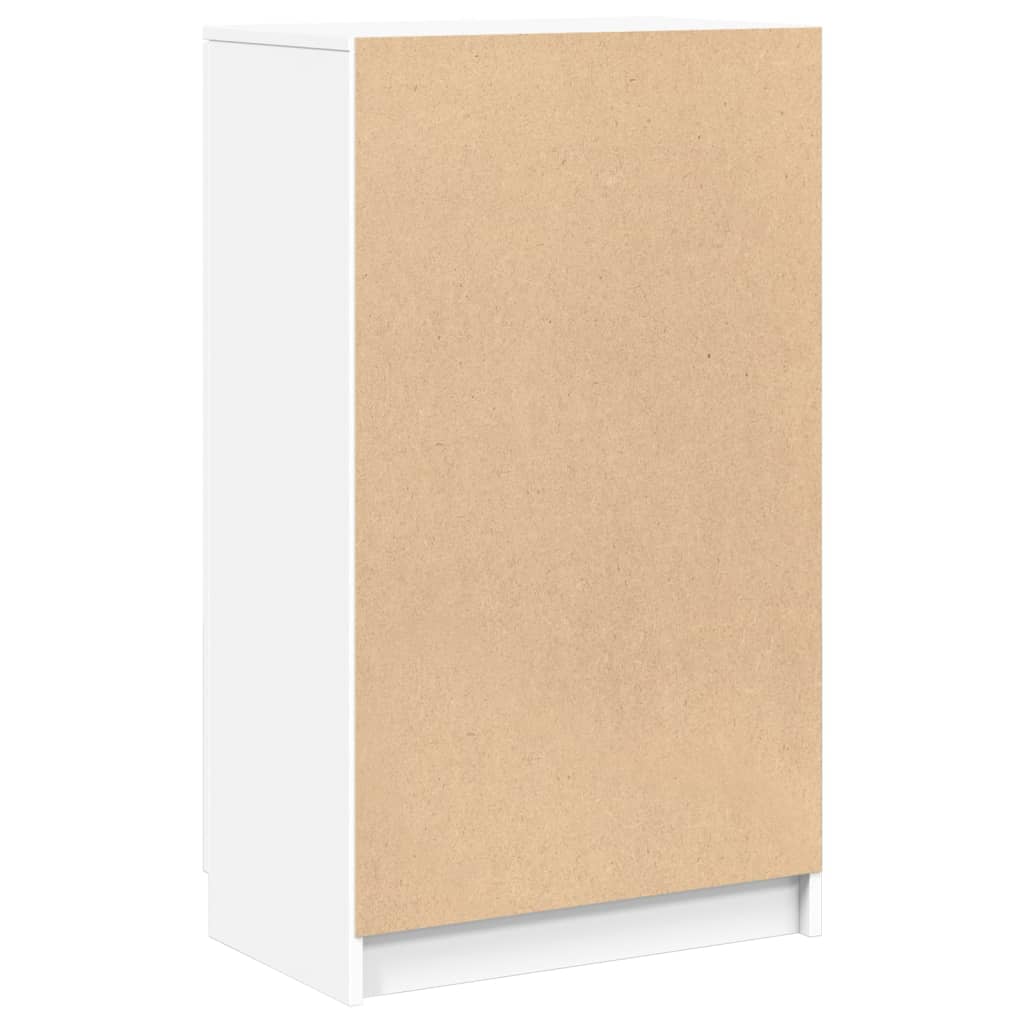 Shoe Cabinet 59X35X100.5 Cm Engineered Wood