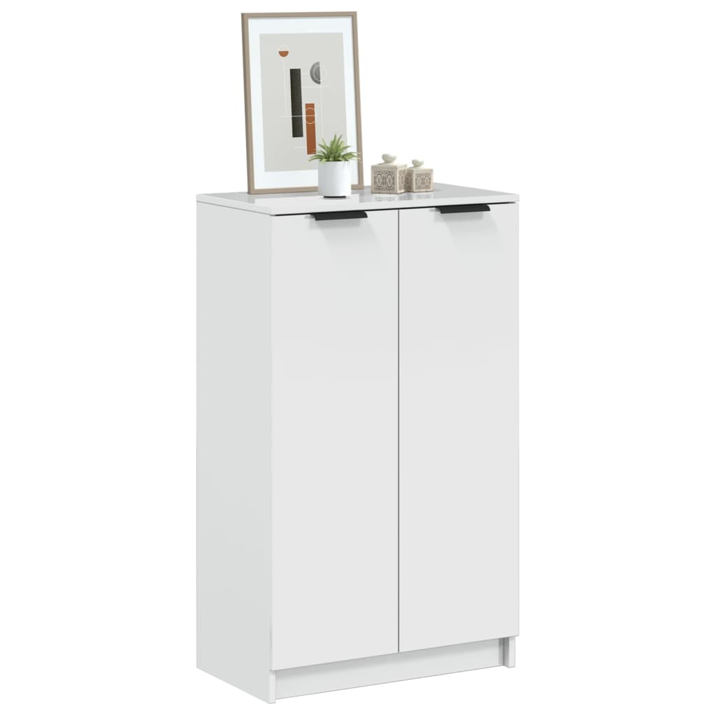 Shoe Cabinet 59X35X100.5 Cm Engineered Wood