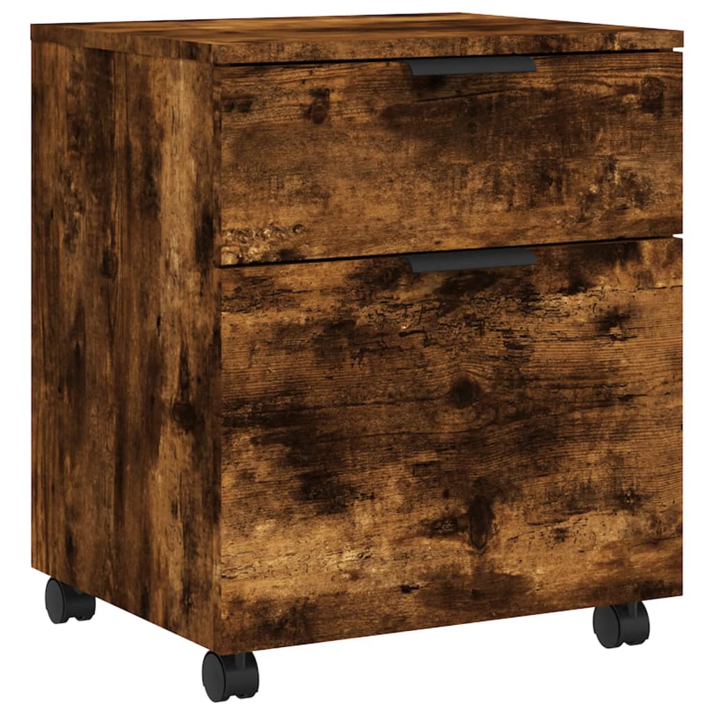 Mobile File Cabinet With Wheels 45X38X54 Cm Engineered Wood