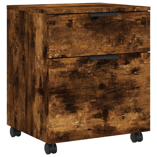 Mobile File Cabinet With Wheels 45X38X54 Cm Engineered Wood