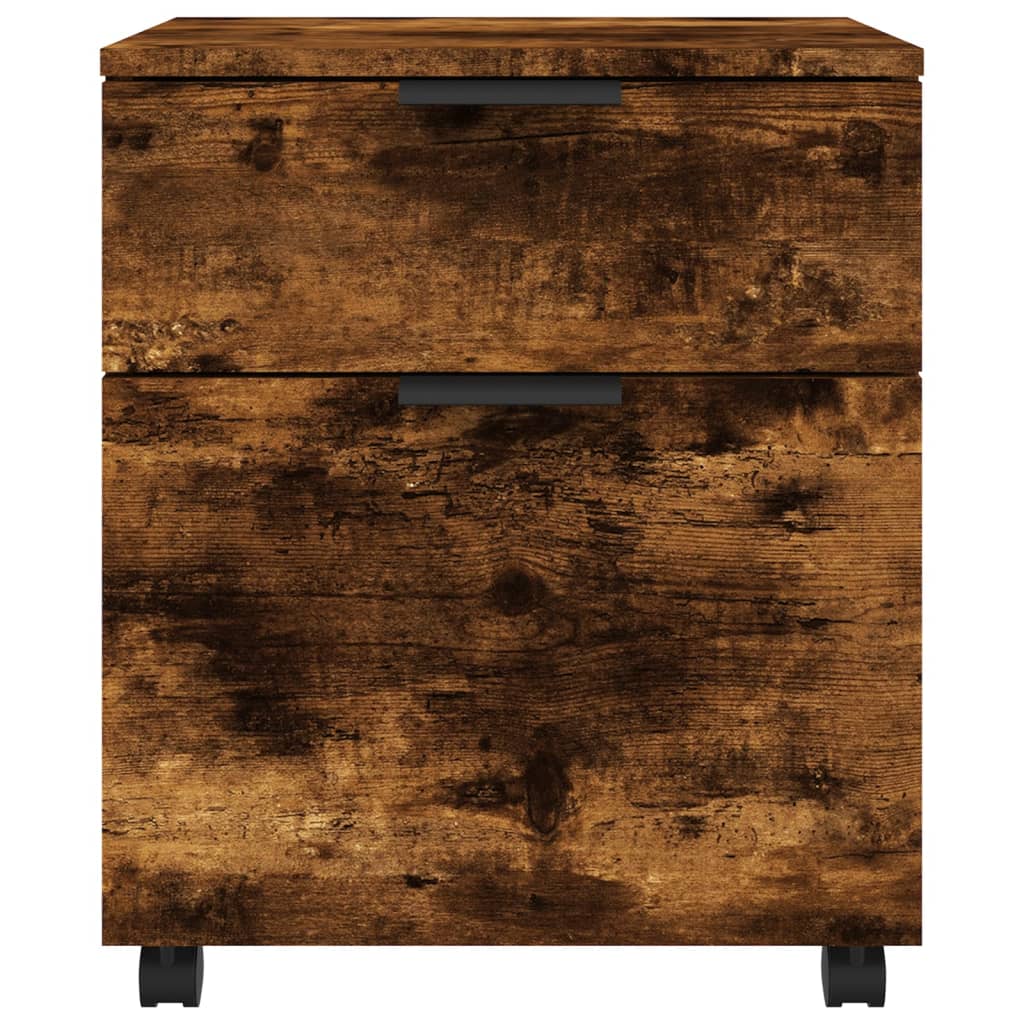 Mobile File Cabinet With Wheels 45X38X54 Cm Engineered Wood