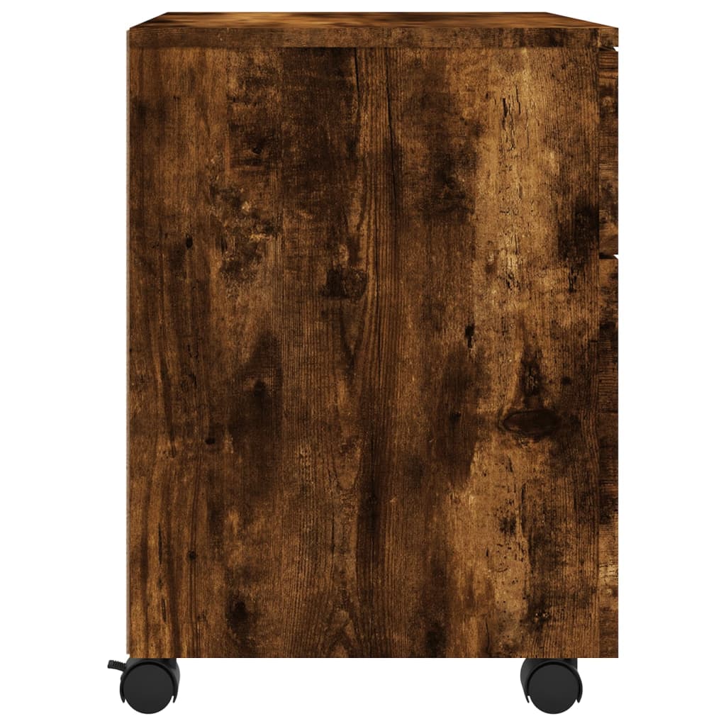 Mobile File Cabinet With Wheels 45X38X54 Cm Engineered Wood