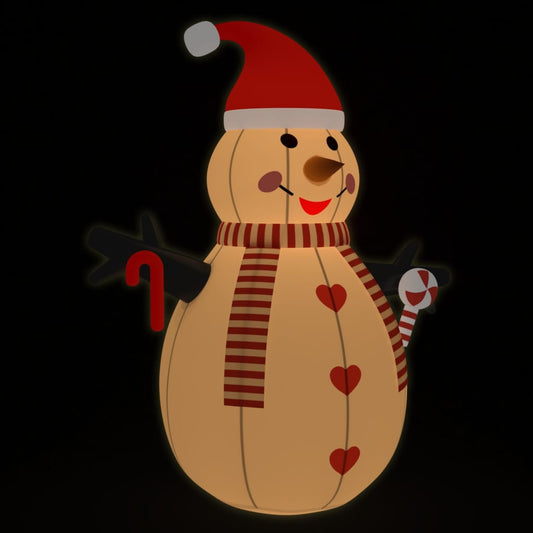 Inflatable Snowman With Leds