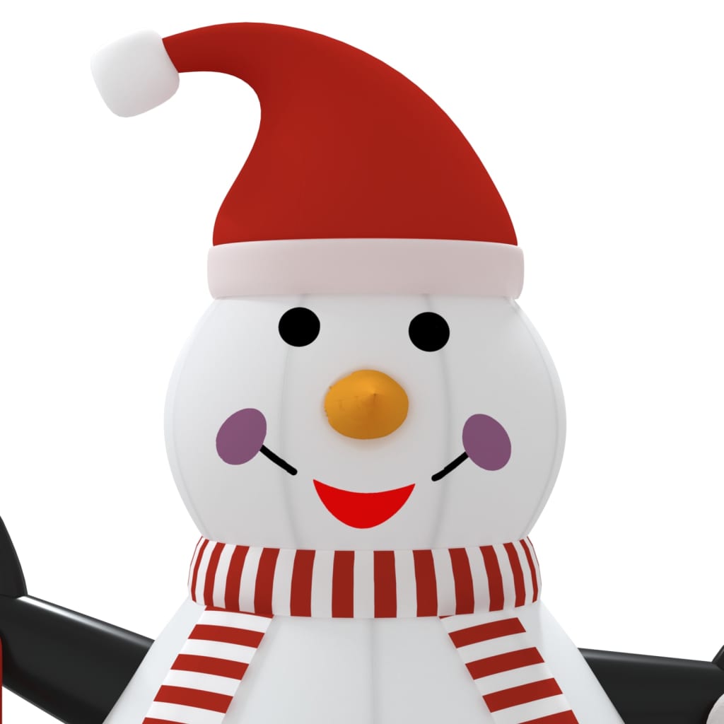 Inflatable Snowman With Leds