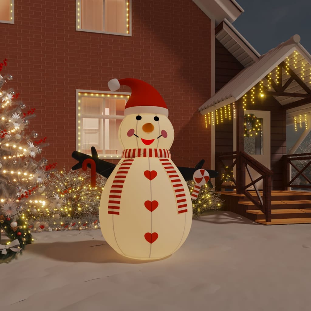 Inflatable Snowman With Leds