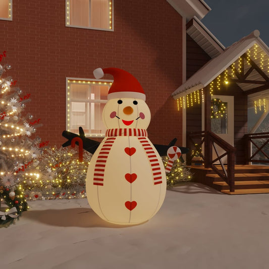 Inflatable Snowman With Leds