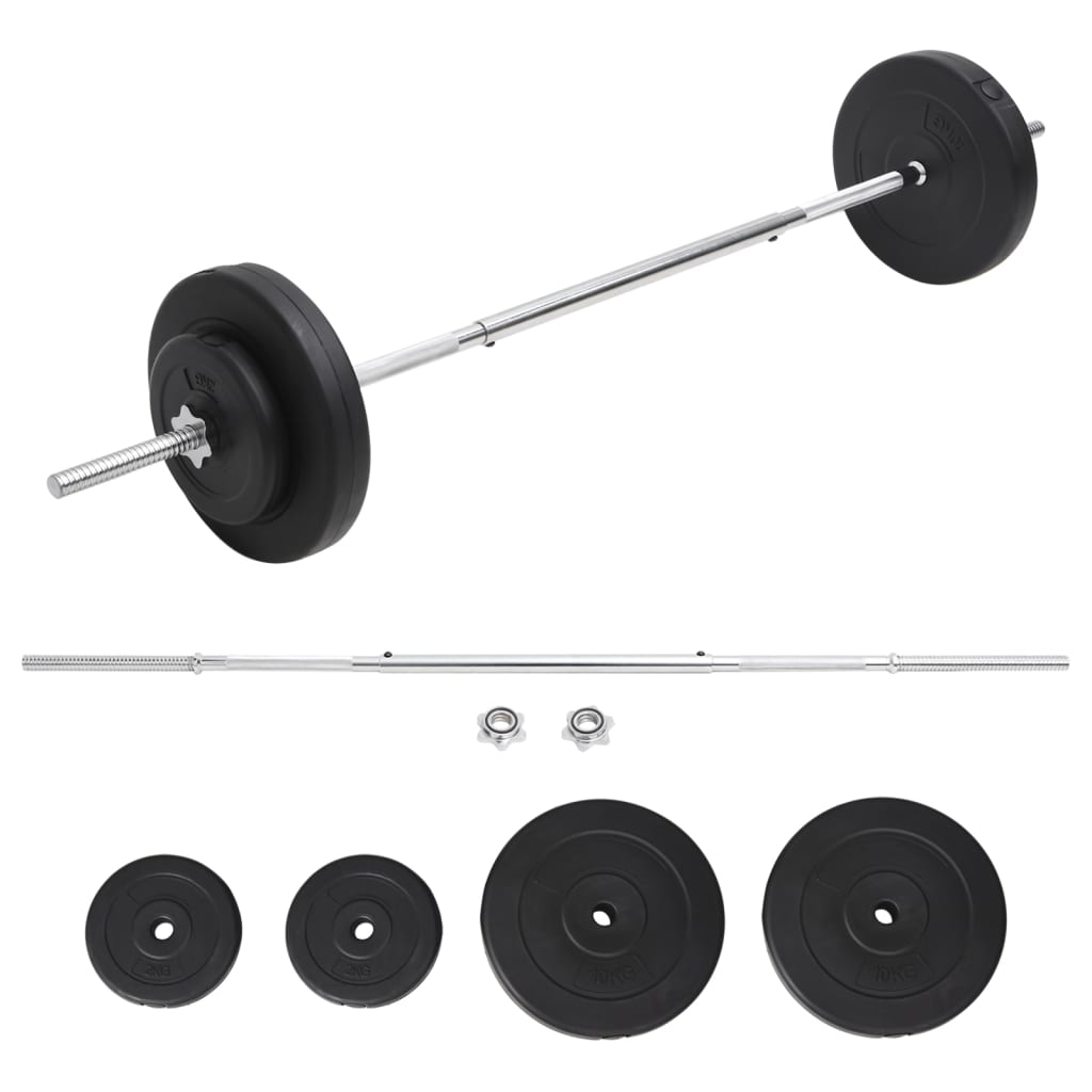 Barbell + 2 Dumbbell Set 60.5Kg