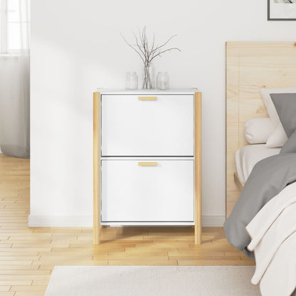Shoe Cabinet 57.5X33X80 Cm Engineered Wood