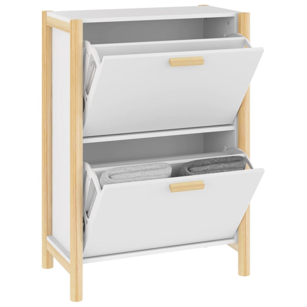 Shoe Cabinet 57.5X33X80 Cm Engineered Wood