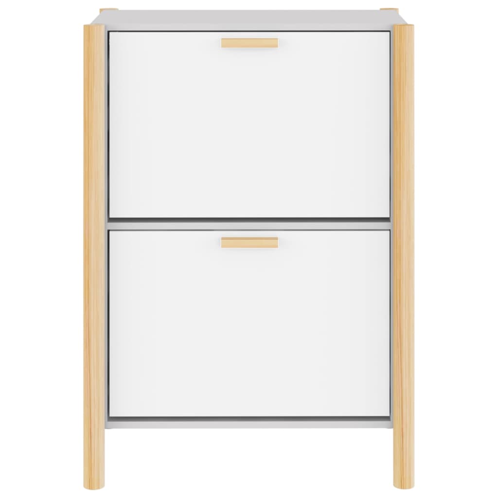 Shoe Cabinet 57.5X33X80 Cm Engineered Wood