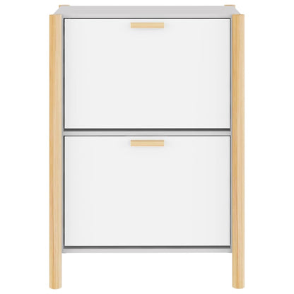 Shoe Cabinet 57.5X33X80 Cm Engineered Wood