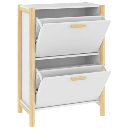 Shoe Cabinet 57.5X33X80 Cm Engineered Wood