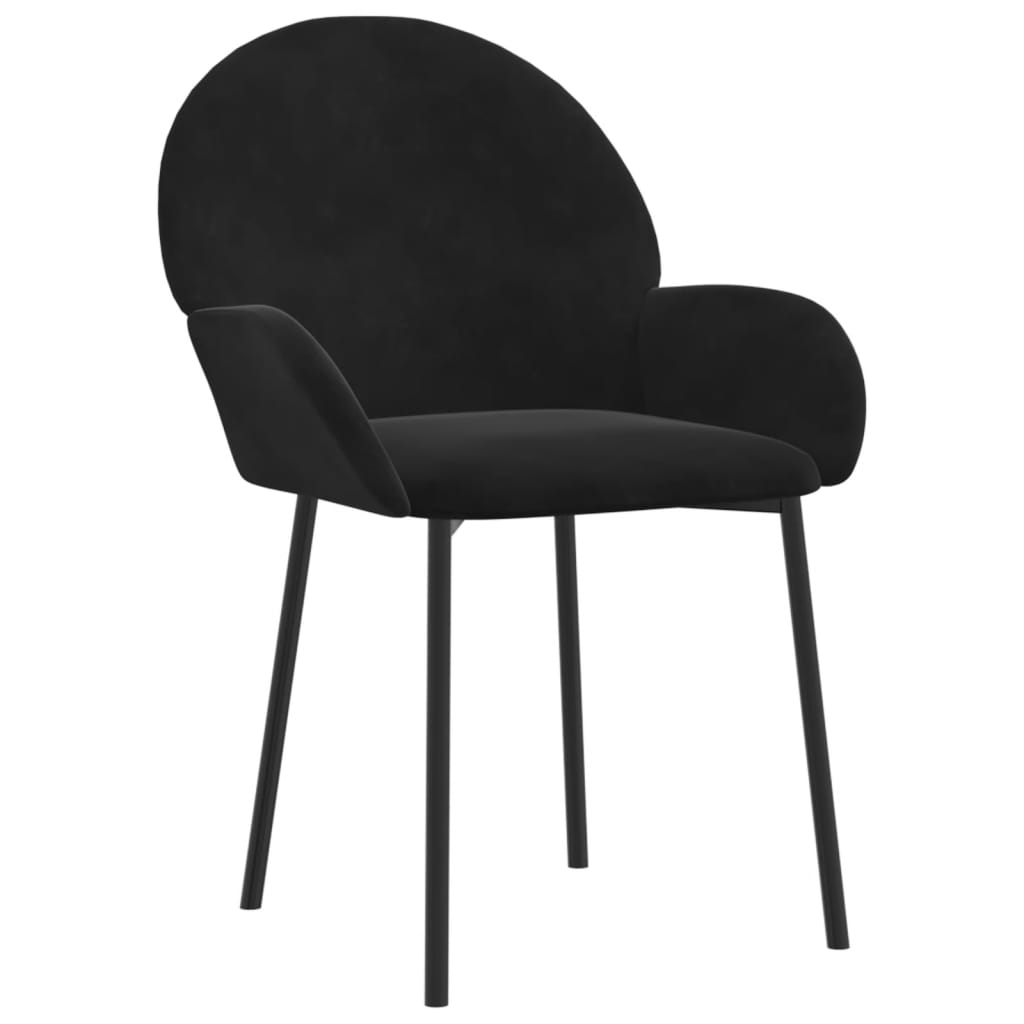 Dining Chairs 2 Pcs Velvet