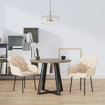 Dining Chairs 2 Pcs Velvet