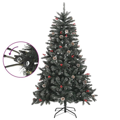 Artificial Christmas Tree With Stand Green Pvc