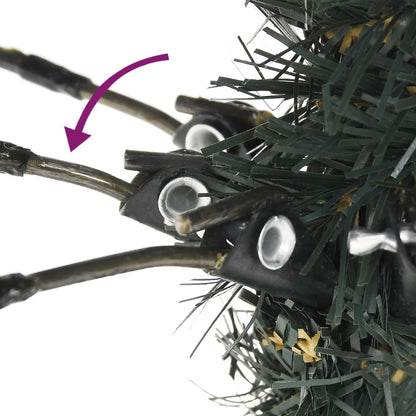 Artificial Christmas Tree With Stand Green Pvc