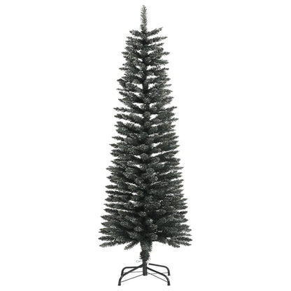 Artificial Slim Christmas Tree With Stand Green Pvc