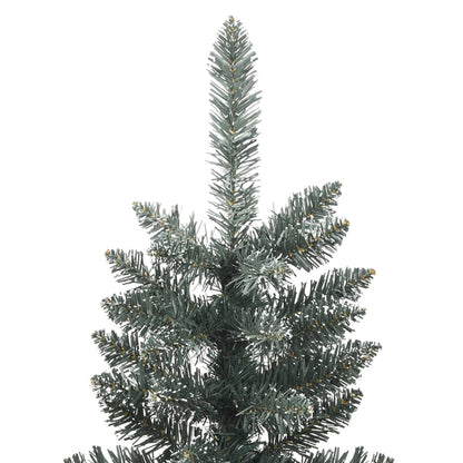 Artificial Slim Christmas Tree With Stand Green Pvc
