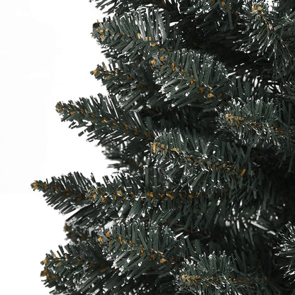 Artificial Slim Christmas Tree With Stand Green Pvc