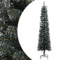 Artificial Slim Christmas Tree With Stand Green Pvc