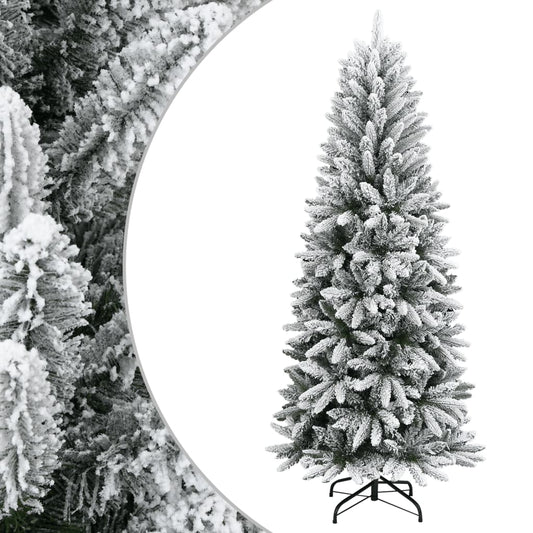 Artificial Christmas Tree With Flocked Snow Pvc&Pe