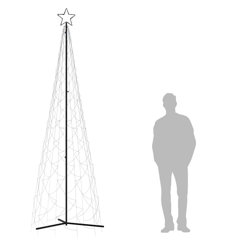 Christmas Cone Tree 500 Leds 100X300 Cm