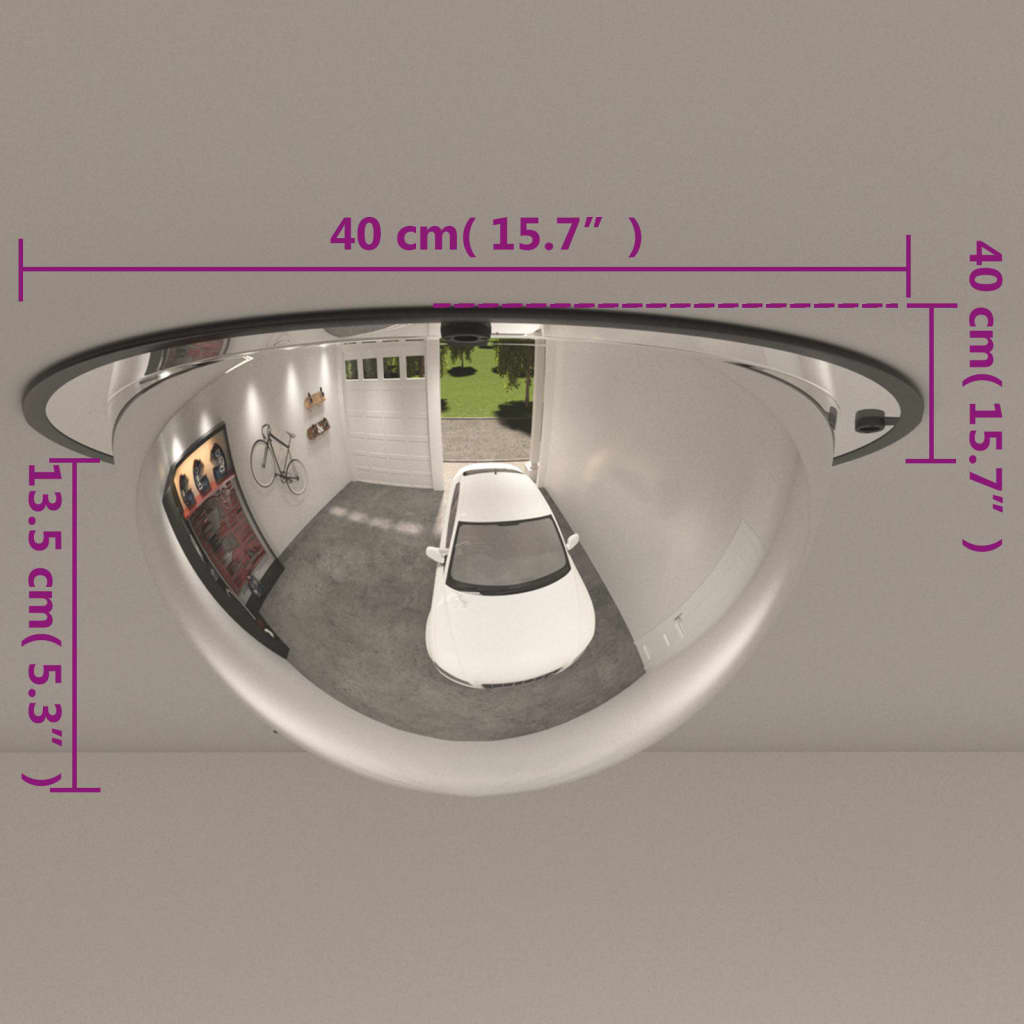 Domed Traffic Mirror Ø40 Cm Acrylic