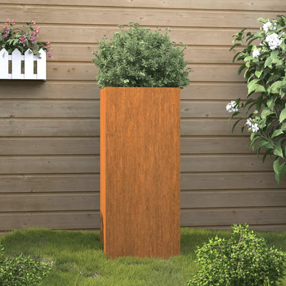 Planter Silver Galvanised Steel