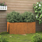 Planter Silver Galvanised Steel