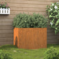 Planter Silver Galvanised Steel
