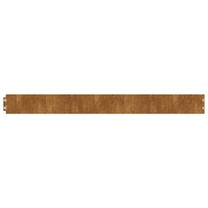 Lawn Edgings 10 Pcs Flexible Corten Steel