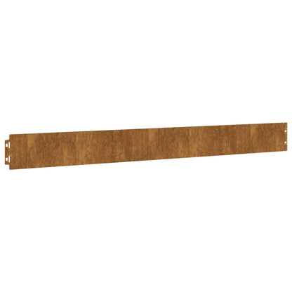 Lawn Edgings 10 Pcs Flexible Corten Steel
