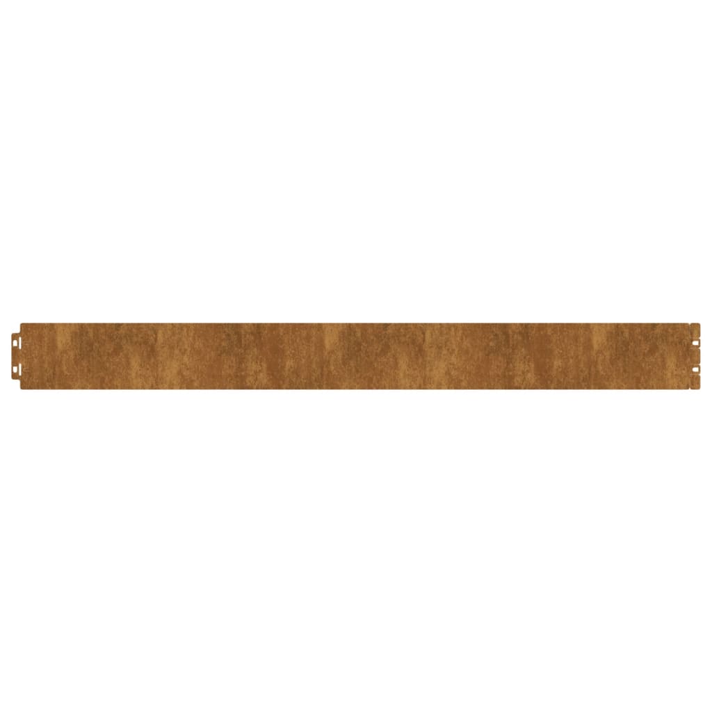 Lawn Edgings 50 Pcs Flexible Corten Steel