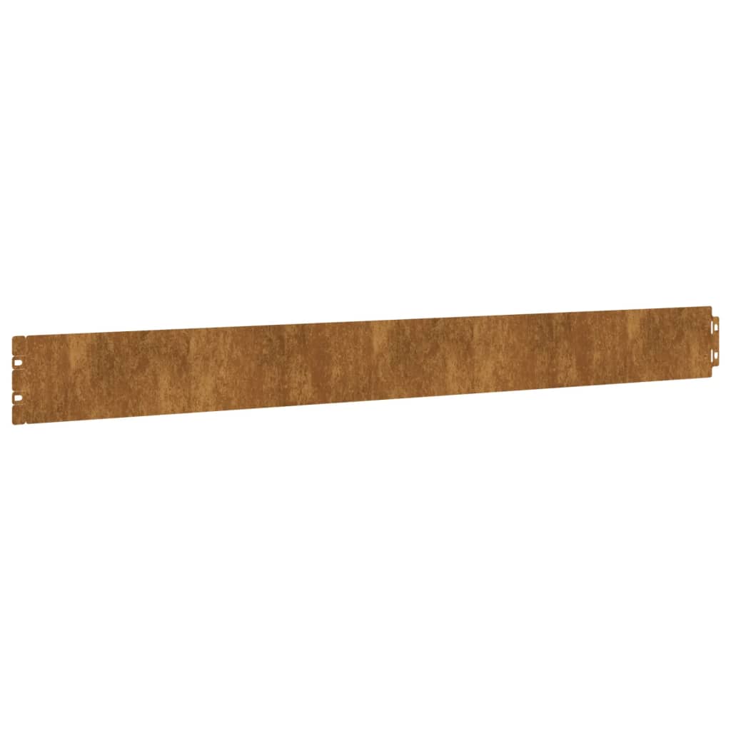 Lawn Edgings 50 Pcs Flexible Corten Steel