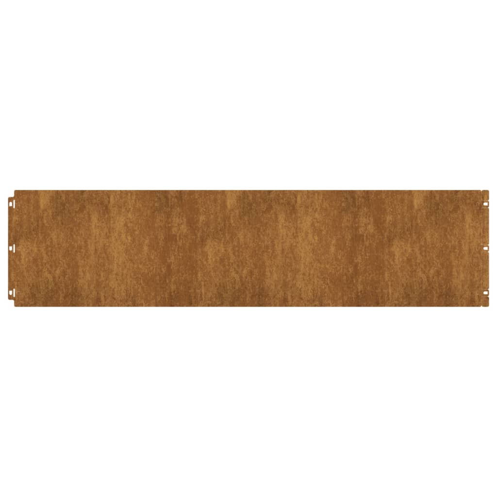 Lawn Edgings 10 Pcs Flexible Corten Steel
