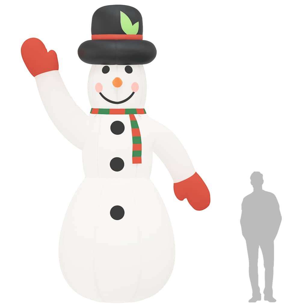Christmas Inflatable Snowman With Leds