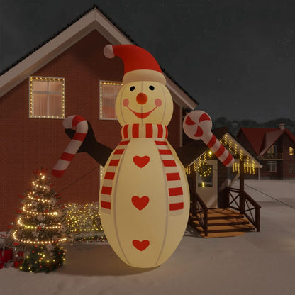 Christmas Inflatable Snowman With Leds