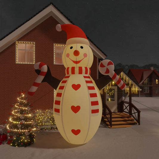 Christmas Inflatable Snowman With Leds
