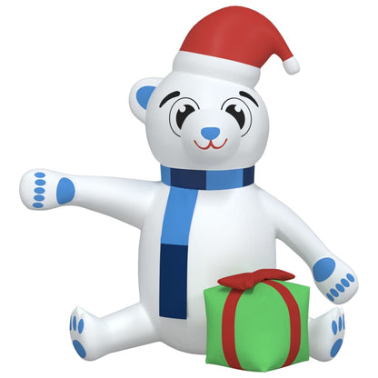 Christmas Inflatable Teddy Bear Led