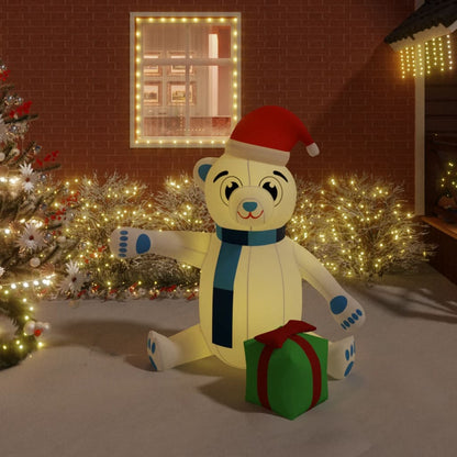 Christmas Inflatable Teddy Bear Led