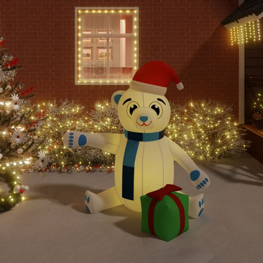 Christmas Inflatable Teddy Bear Led