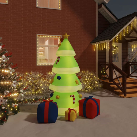Inflatable Christmas Tree With Leds 240 Cm