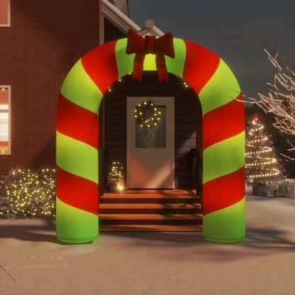 Christmas Inflatable Santa & Snowman Arch Gate Led 270 Cm