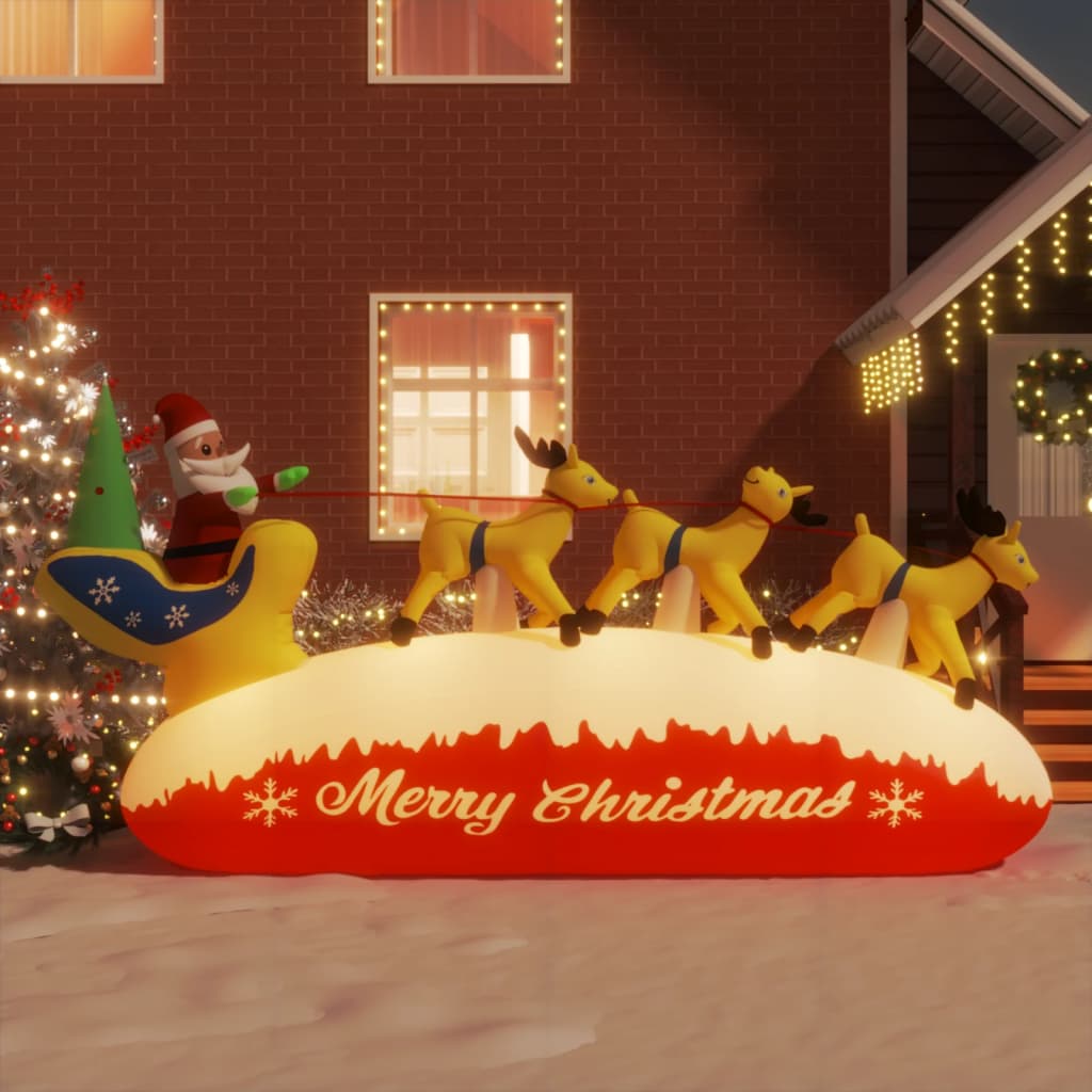 Christmas Inflatable Teddy Bear Led
