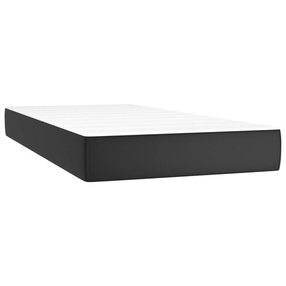 Pocket Spring Bed Mattress Medium 90X190X20 Cm Faux Leather